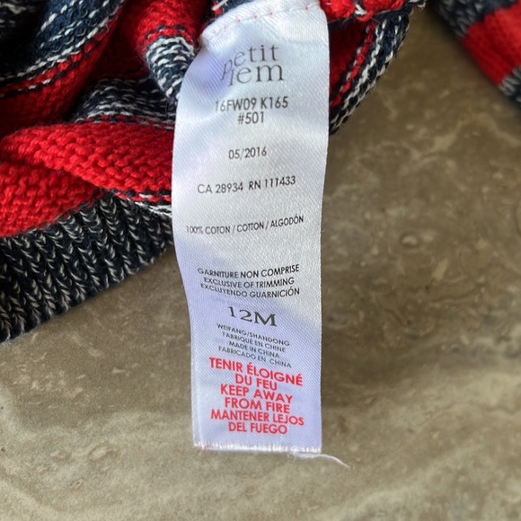 12M PetitLem penguin sweater - Picture 5 of 6